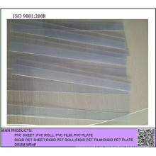 Dureza PVC hoja transparente para doblar